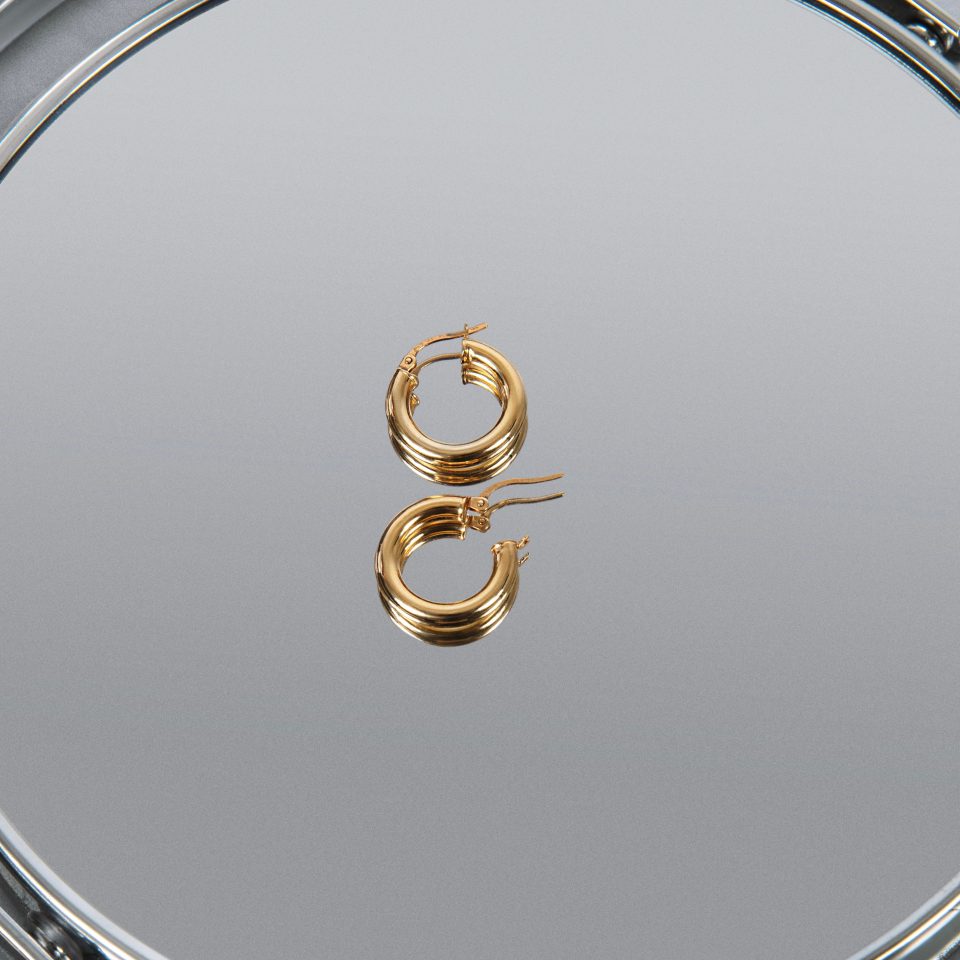 Maia Hoop Earrings-Stonz ZA