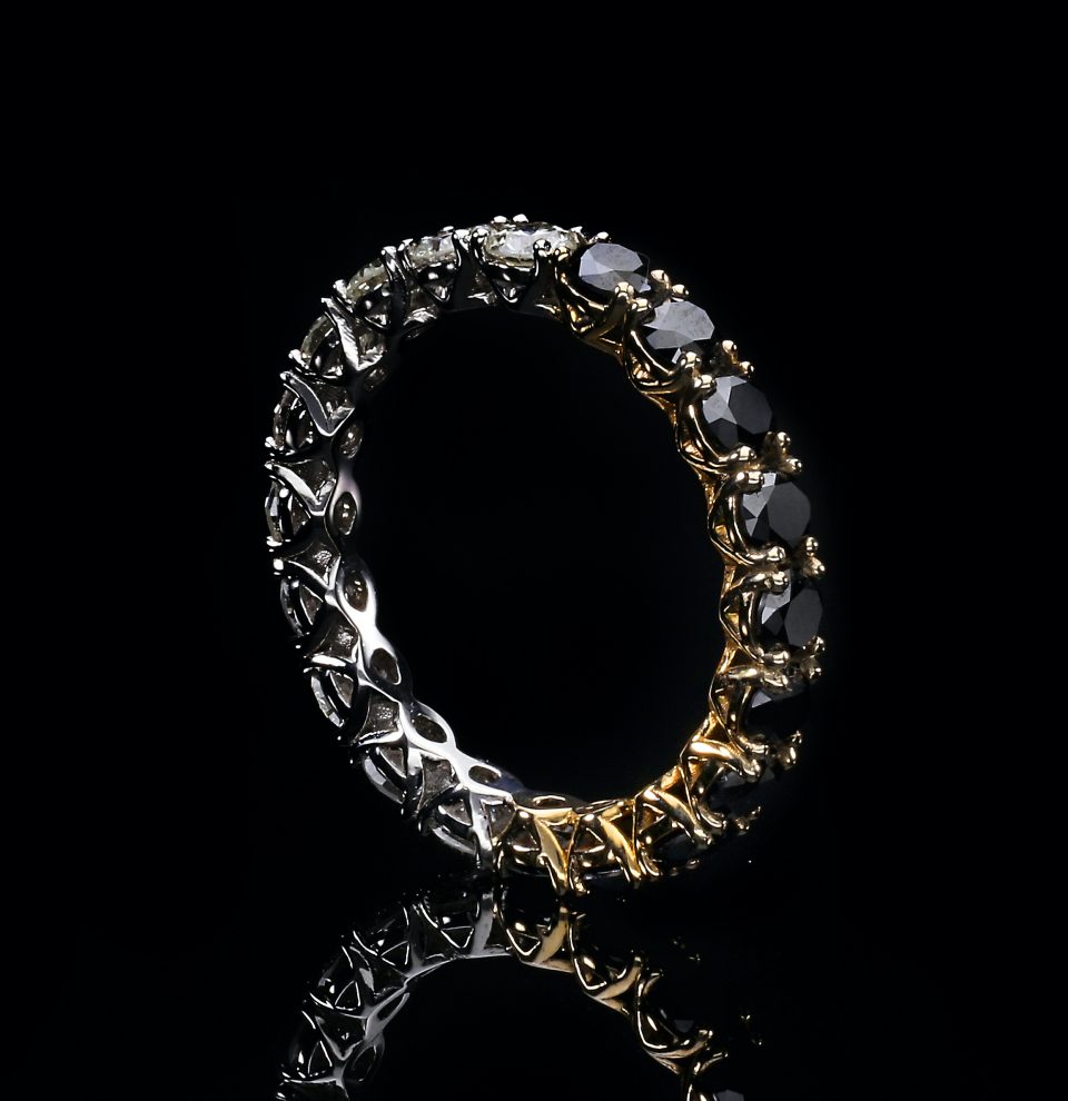 Full Eternity Ring Black & White 7