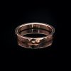 Rose Gold Hammered Ring