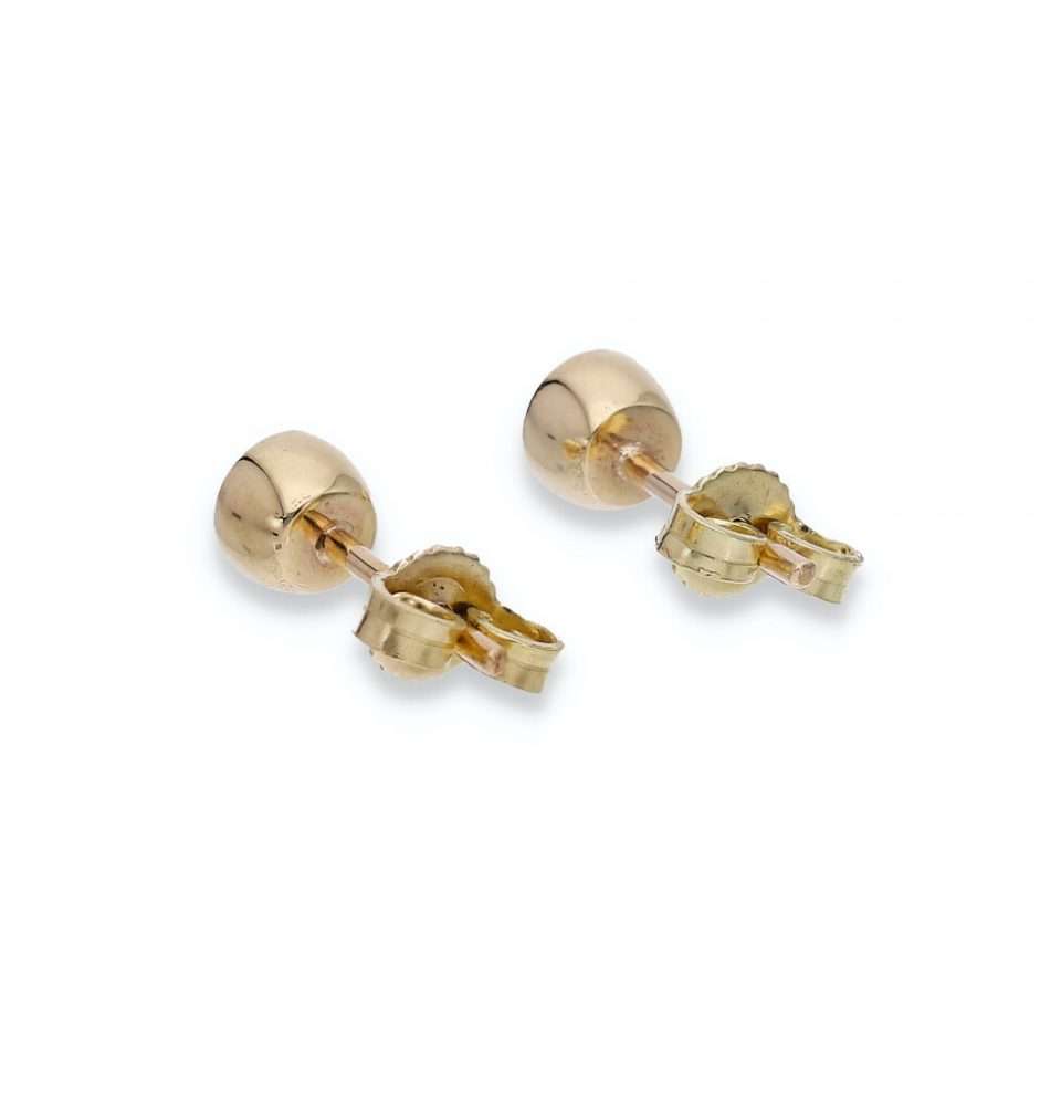 Tube Studs 9k Yellow-1-2