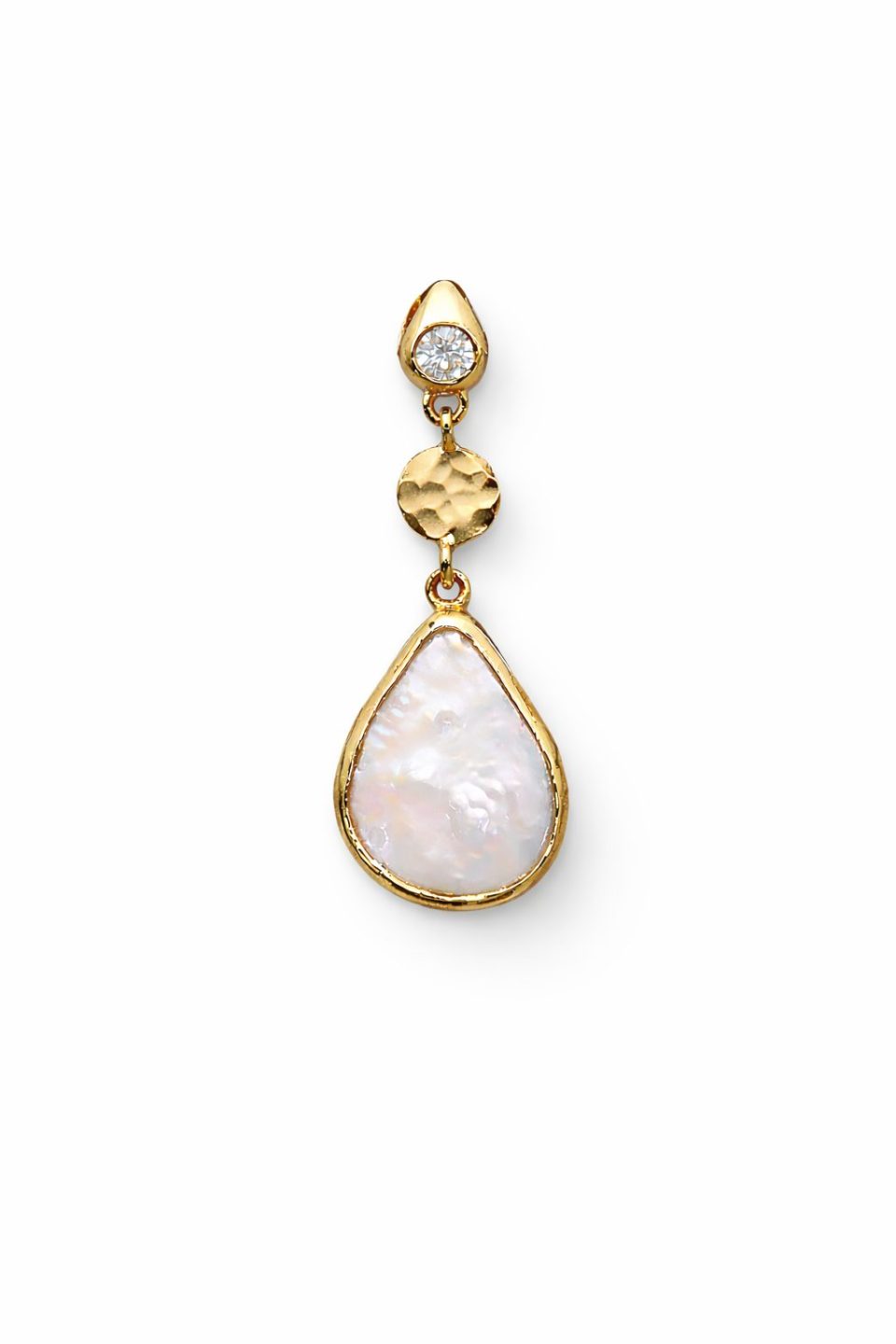 9K Gold Dara Pearl & Diamond Pendant (0.09ct)