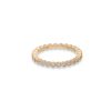 Millgraw Tube Eternity Ring Gold White-1%1