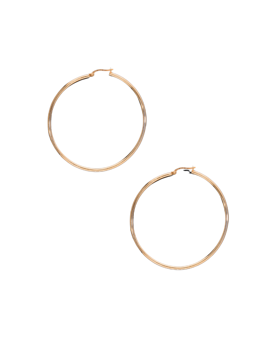 Ribbed Hoops Plain 3