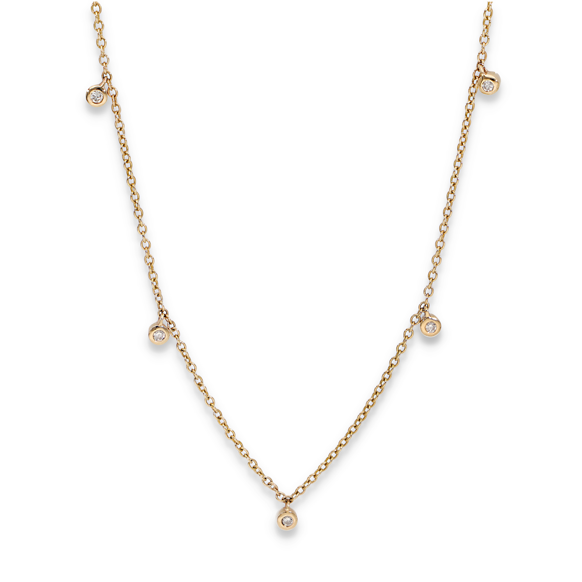 Diamond Gold Necklace – Natasha_1