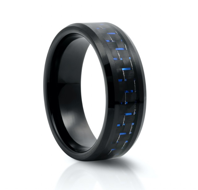 Silver Lining Tungsten Ring - Stonz ZA