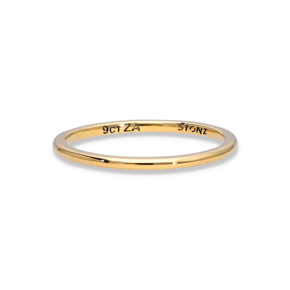 Plain Gold Ring Natasha White_3