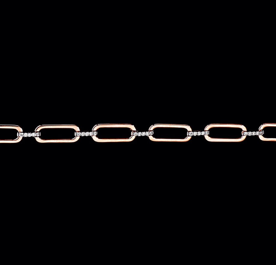 Diamond Link Bracelet 2_3 Large