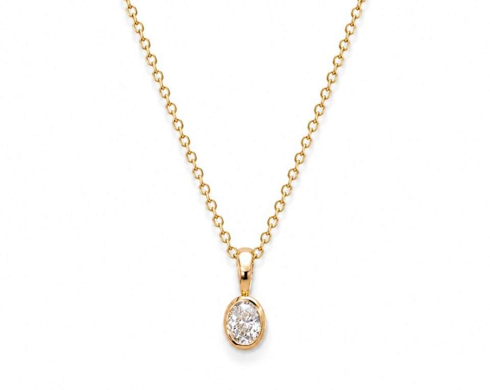 1 YG Diamond Pendant