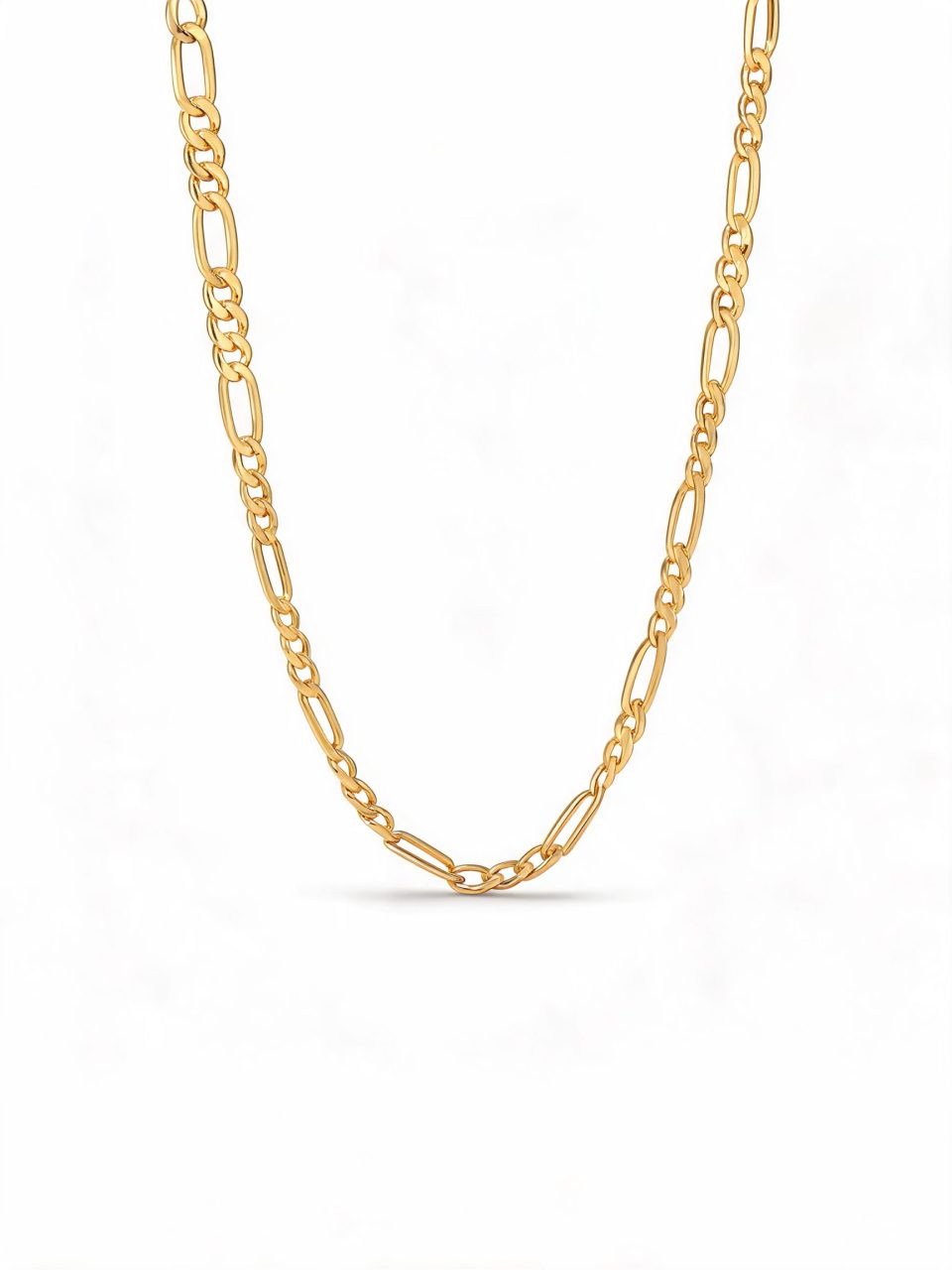 4.8mm 9K Yellow Gold Figaro Chain (50cm–60cm)