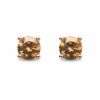 0.34 Cognac Studs 1
