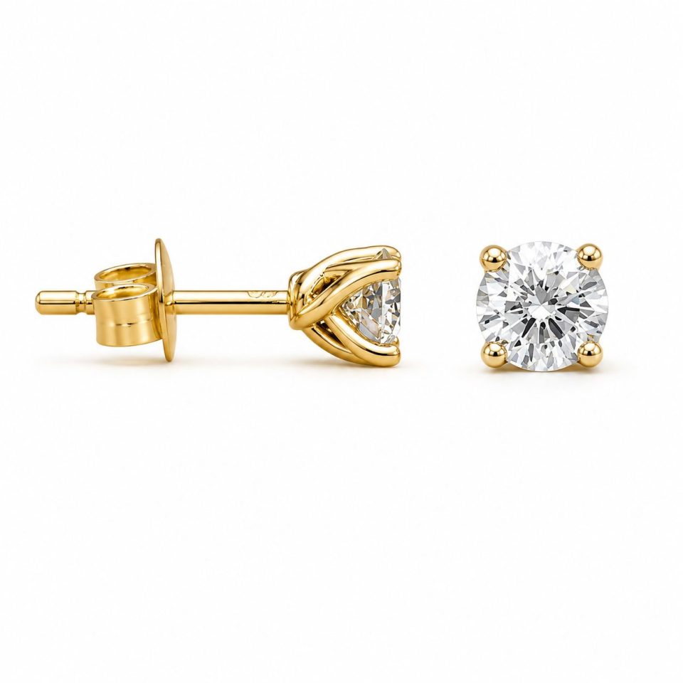 0.37 YG Stud earrings 1