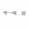 9K White Gold 0.36 Ct Stud Earring