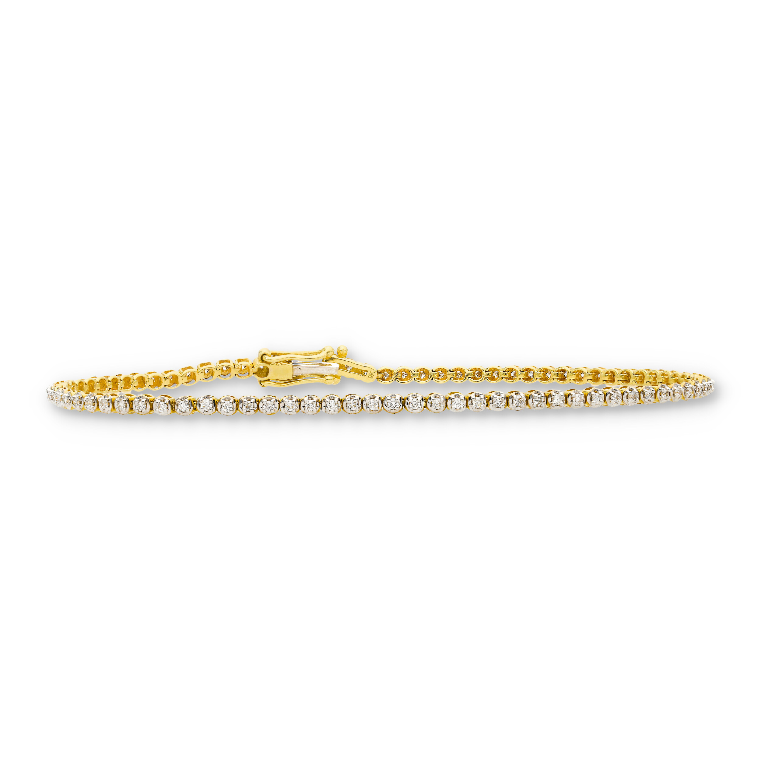 Illusion Diamond Tennis Bracelet – Stonz Diamonds Illusion Diamond Tennis Bracelet – Stonz Diamonds