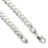 Silver Curb Chain at Stonz Diamonds