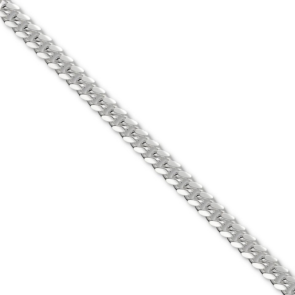 Silver Cuban Miami Curb Bracelet at Stonz Diamonds