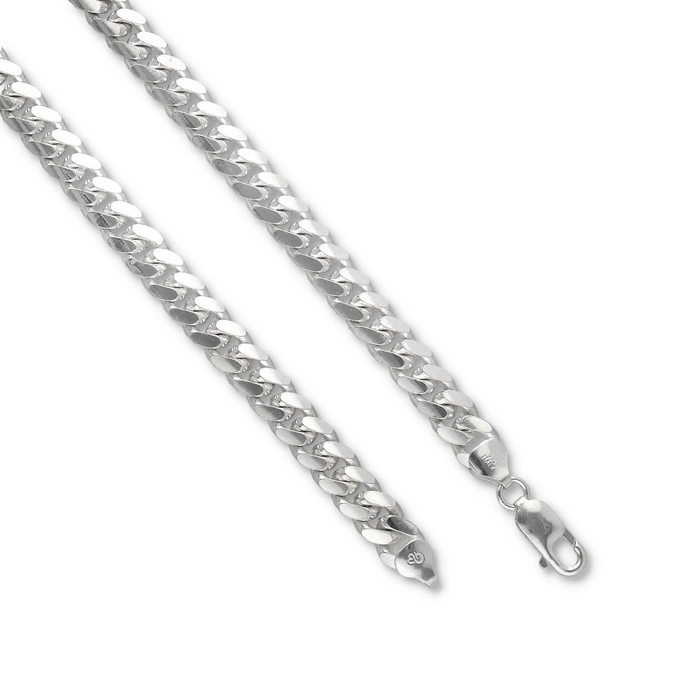 Silver Cuban Miami Curb Chain at Stonz Diamonds
