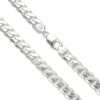 1102 250 55cm Curb 6L Chain Silver3A