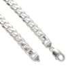1102 250 55cm Curb 6L Chain Silver4A