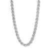 1210 120 45cm Hollow Rope Chain Silver1A