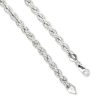 Silver Hollow Rope Chain at Stonz Diamonds