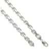 Silver Square Anchor Chain at Stonz Diamonds