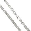 Silver Square Anchor Chain at Stonz Diamonds