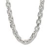 Silver Square Anchor Chain at Stonz Diamonds