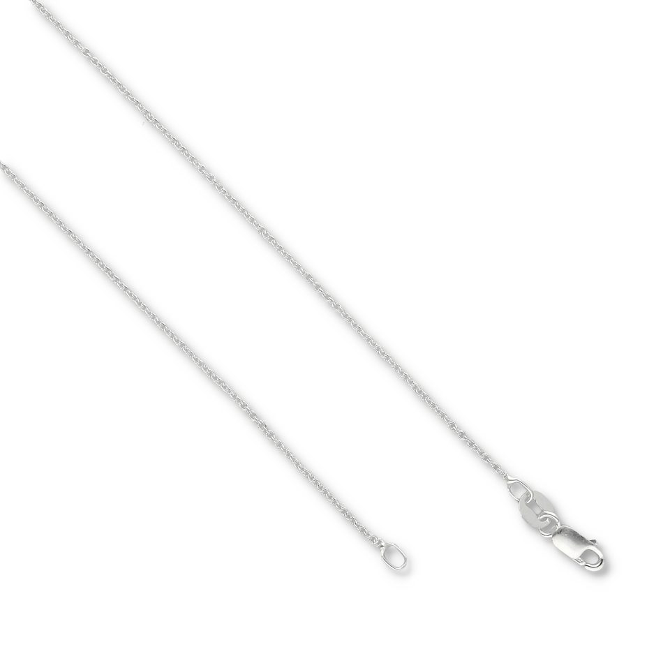 Silver Oval Rolo Chain at Stonz Diamonds