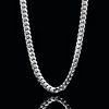 1980 250 55cm Cuban Miami Curb Chain Silver large5A Medium
