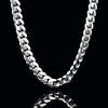 Silver Cuban Miami Curb Chain Men's