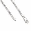 3.7mm 925 Sterling Silver Rope Chain – Men’s Silver Chain (20cm–70cm) 1