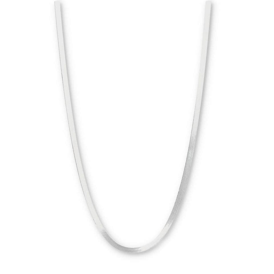 Silver Herringbone