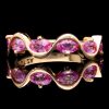 Yellow Gold Pink Sapphire Twist Ring - Stonz ZA