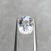 1.37 Ct Oval White Sapphire