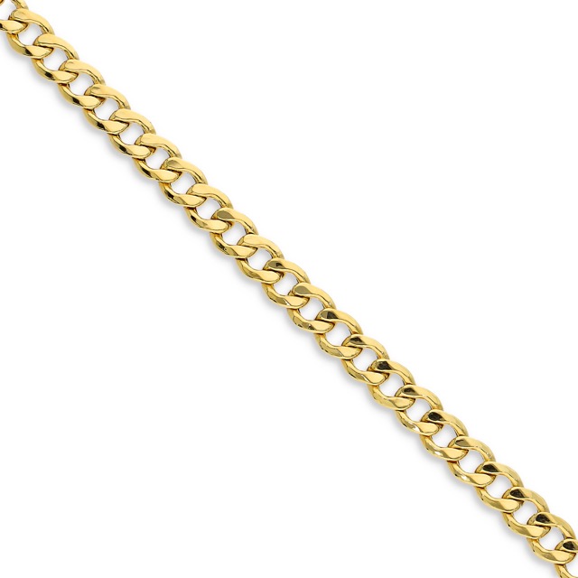 111400 Hollow Curb Signoretti Bracelet3 Medium