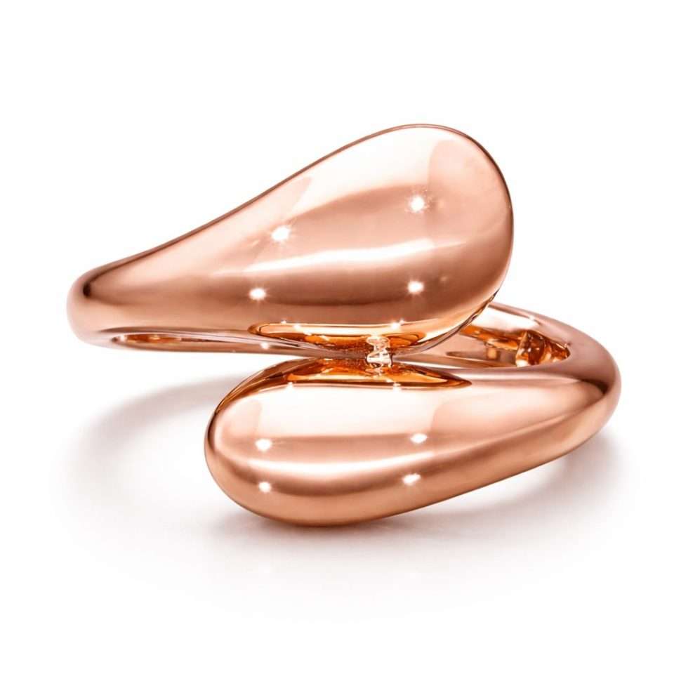 9K RG Double Dome Wrap Ring
