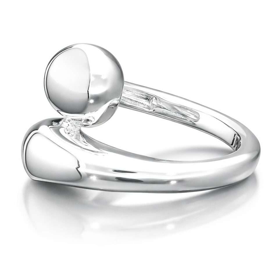 9K WG Double Dome Wrap Ring 2