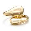 9K YG Double Dome Wrap Ring