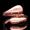 Rose gold double dome ring4 Large
