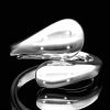 White gold double dome ring1 Large