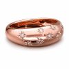 9K RG 9K Gold 0.16 Ct Diamond Star Dome Ring 2