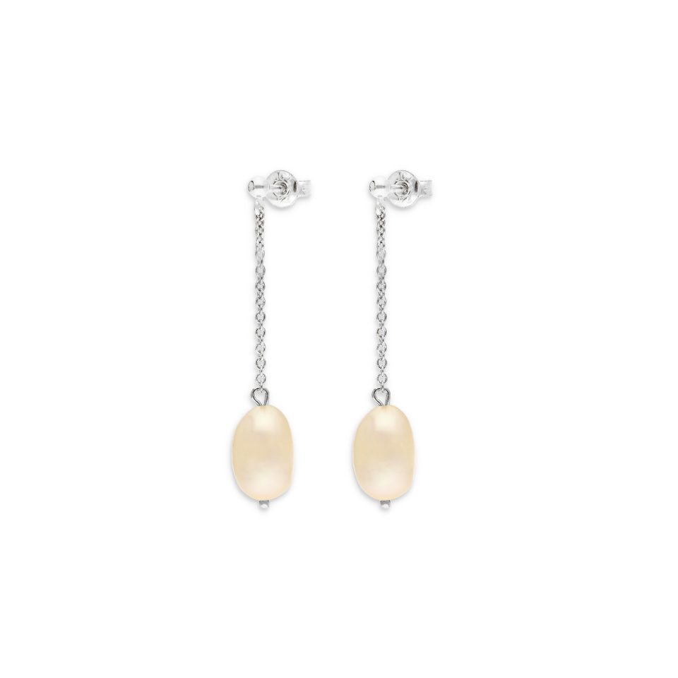 Pearl Chain Studs WG2