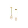 Pearl Chain Studs YG4