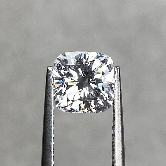 1.59 Ct E/VS2 Square Cushion Lab-Grown Diamond-Stonz ZA