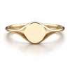 Yellow Gold Signet Ring 1