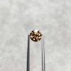 0.67 Ct Fancy Cognac/Si2 Round Brilliant Diamond