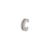 Double Row Cuff, white diamonds-1