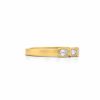 18K Yellow Gold Emerald-Cut Diamond Eternity Ring 1