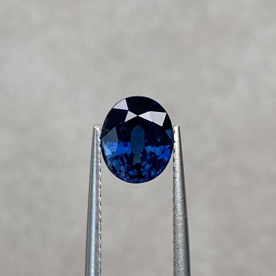 2.04ct Natural Oval Blue Sapphire