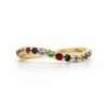 Rainbow Sapphire Eternity Ring 1